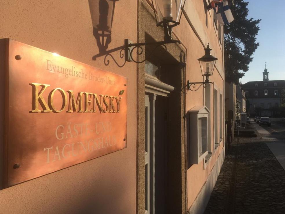Komensky Gaeste- Und Tagungshaus Herrnhut Buitenkant foto